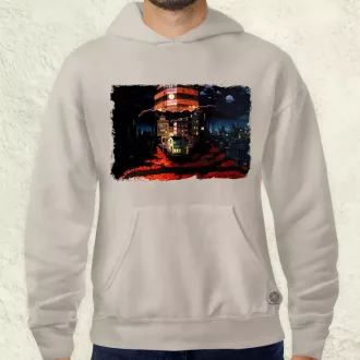   Pareidolia Freddy Krueger város fantázia v1 férfi pulóver