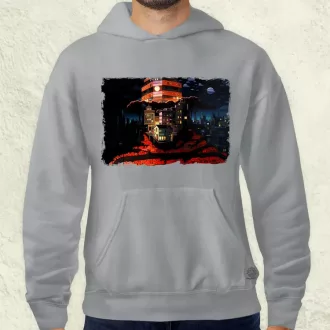   Pareidolia Freddy Krueger város fantázia v1 férfi pulóver