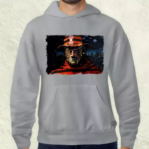 Pareidolia Freddy Krueger város fantázia v1 férfi pulóver