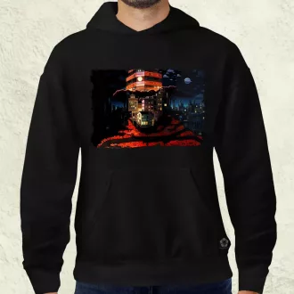   Pareidolia Freddy Krueger város fantázia v1 férfi pulóver