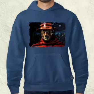   Pareidolia Freddy Krueger város fantázia v1 férfi pulóver