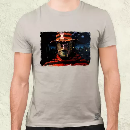 Pareidolia Freddy Krueger város fantázia v1 férfi póló