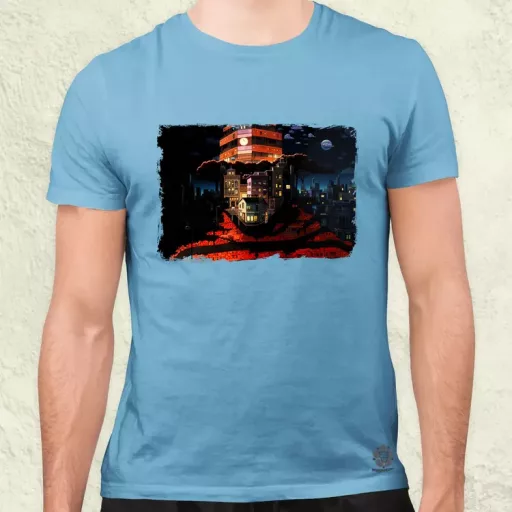Pareidolia Freddy Krueger város fantázia v1 férfi póló