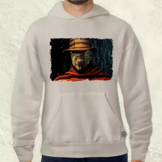   Pareidolia Freddy Krueger város fantázia v2 férfi pulóver
