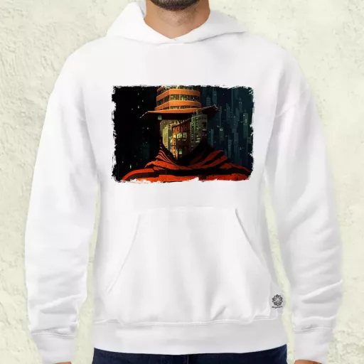 Pareidolia Freddy Krueger város fantázia v2 férfi pulóver