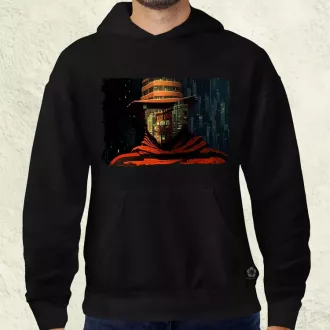   Pareidolia Freddy Krueger város fantázia v2 férfi pulóver