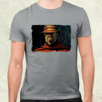 Pareidolia Freddy Krueger város fantázia v2 férfi póló