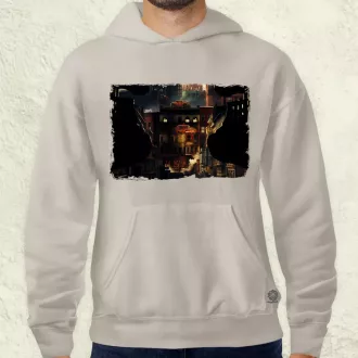   Pareidolia Freddy Krueger város fantázia v3 férfi pulóver