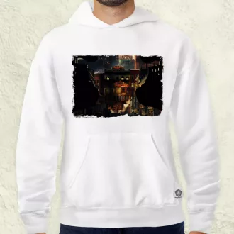   Pareidolia Freddy Krueger város fantázia v3 férfi pulóver