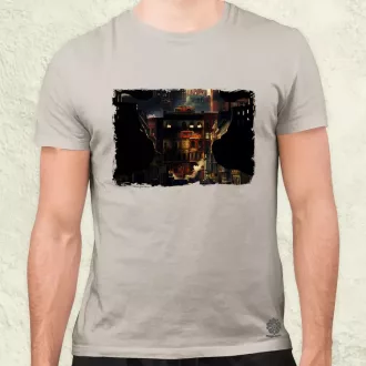 Pareidolia Freddy Krueger város fantázia v3 férfi póló