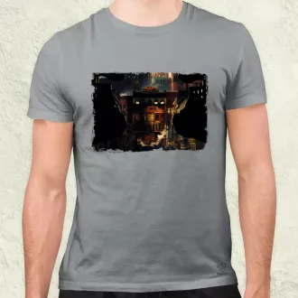 Pareidolia Freddy Krueger város fantázia v3 férfi póló