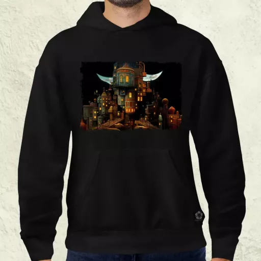 Pareidolia Freddy Krueger város fantázia v4 férfi pulóver