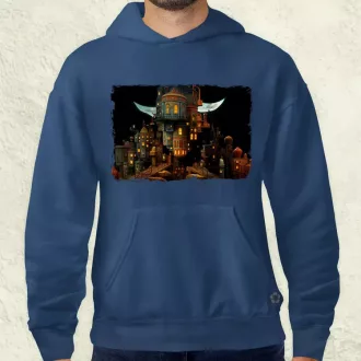   Pareidolia Freddy Krueger város fantázia v4 férfi pulóver