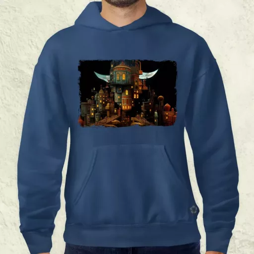 Pareidolia Freddy Krueger város fantázia v4 férfi pulóver