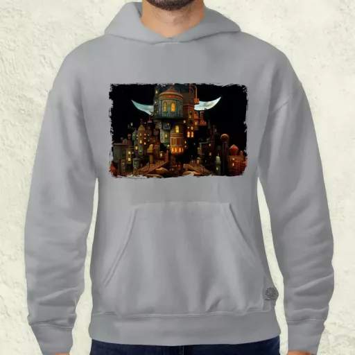 Pareidolia Freddy Krueger város fantázia v4 férfi pulóver