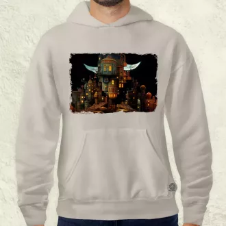   Pareidolia Freddy Krueger város fantázia v4 férfi pulóver