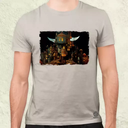 Pareidolia Freddy Krueger város fantázia v4 férfi póló