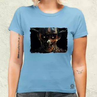 Pareidolia Freddy Krueger város fantázia v5 női póló