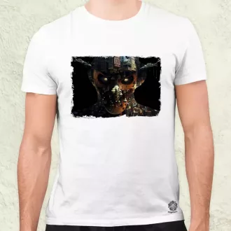 Pareidolia Freddy Krueger város fantázia v5 férfi póló