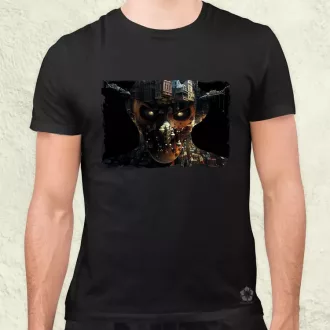Pareidolia Freddy Krueger város fantázia v5 férfi póló