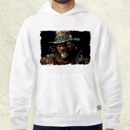 Pareidolia Freddy Krueger város fantázia v6 férfi pulóver