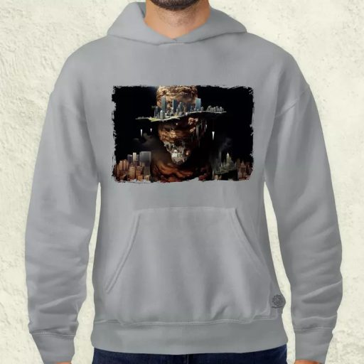 Pareidolia Freddy Krueger város fantázia v6 férfi pulóver