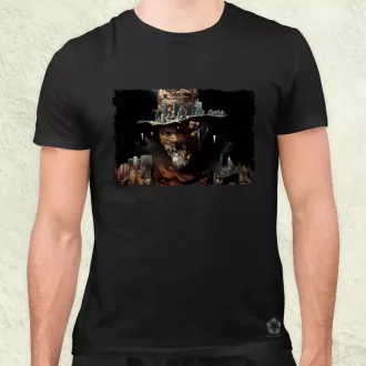 Pareidolia Freddy Krueger város fantázia v6 férfi póló