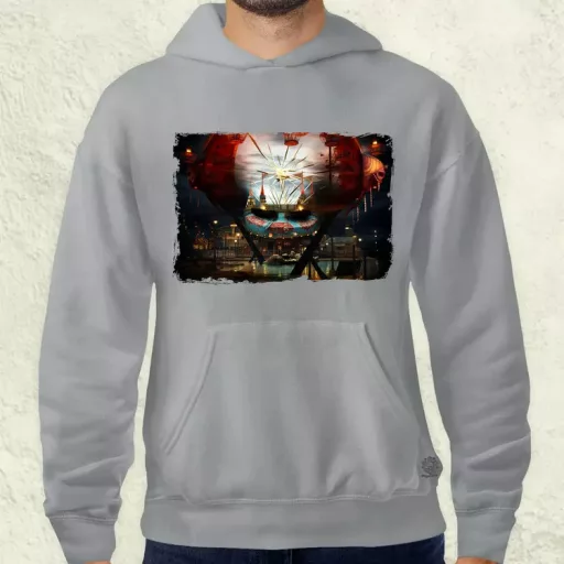 Pareidolia Pennywise vidámpark fantázia v1 férfi pulóver