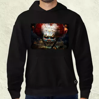 Pareidolia Pennywise vidámpark fantázia v1 férfi pulóver