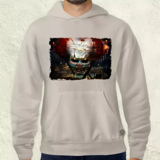 Pareidolia Pennywise vidámpark fantázia v1 férfi pulóver