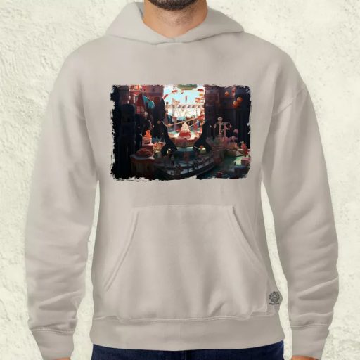 Pareidolia Pennywise vidámpark fantázia v3 férfi pulóver