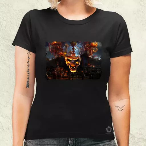 Pareidolia Pennywise vidámpark fantázia v4 női póló
