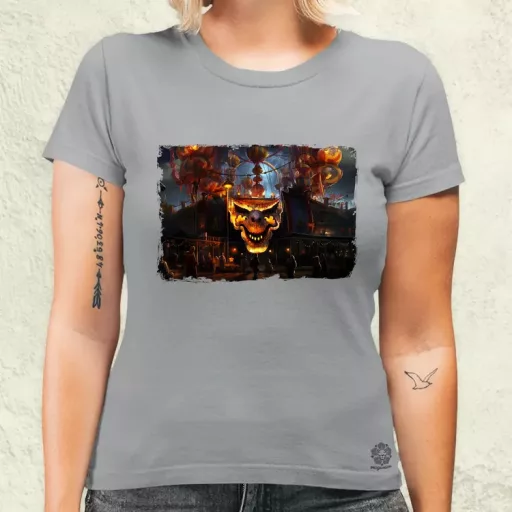 Pareidolia Pennywise vidámpark fantázia v4 női póló