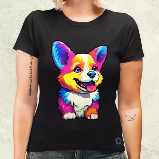 Corgi kölyök v1 női póló