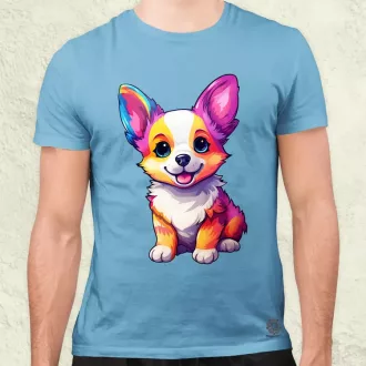 Corgi kölyök v2 férfi póló
