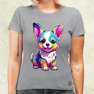 Corgi kölyök v3 női póló