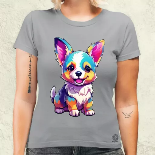 Corgi kölyök v3 női póló
