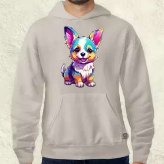Corgi kölyök v3 férfi pulóver