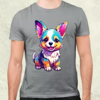 Corgi kölyök v3 férfi póló