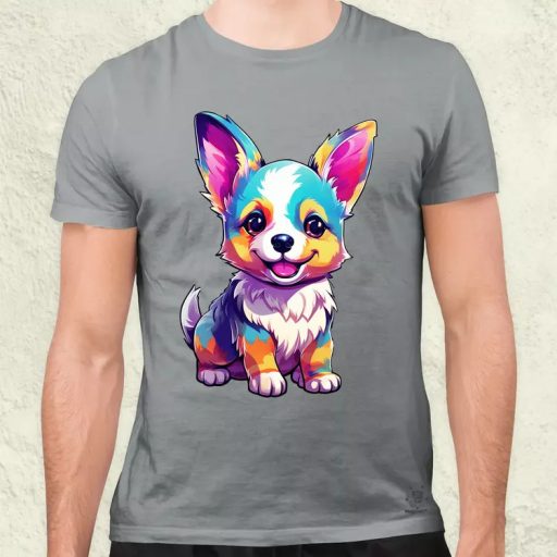 Corgi kölyök v3 férfi póló