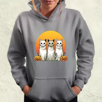Halloween cicák v1 női pulóver
