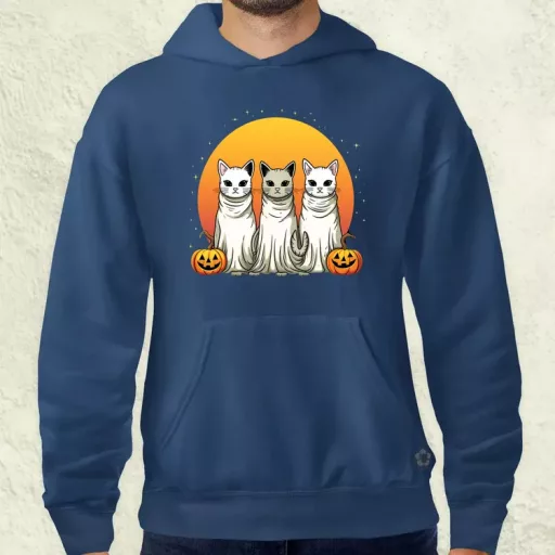 Halloween cicák v1 férfi pulóver