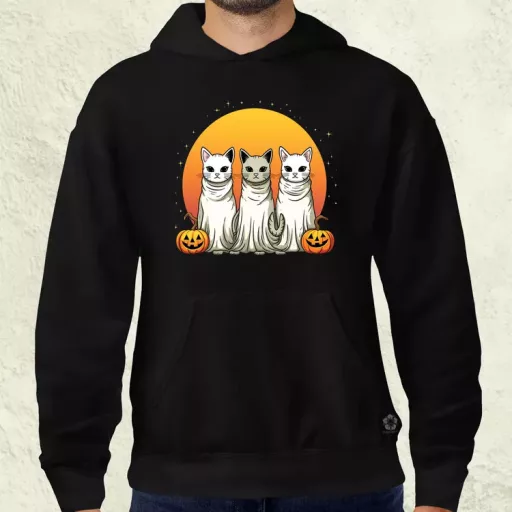 Halloween cicák v1 férfi pulóver