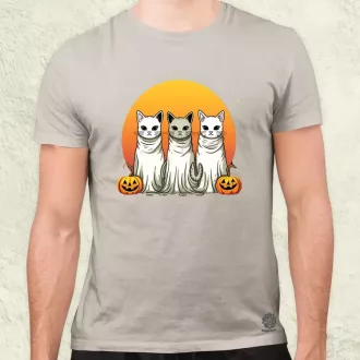 Halloween cicák v1 férfi póló