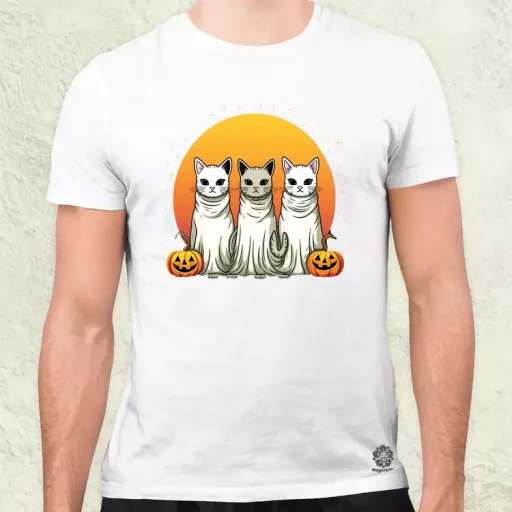 Halloween cicák v1 férfi póló