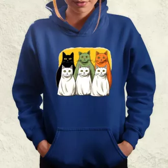 Halloween cicák v2 női pulóver