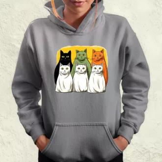 Halloween cicák v2 női pulóver