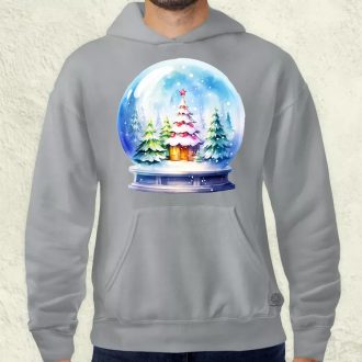 Hógömb fantázia v2 férfi pulóver