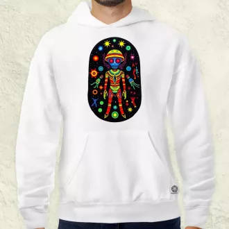 Huichol mágikus idegenek v2 férfi pulóver