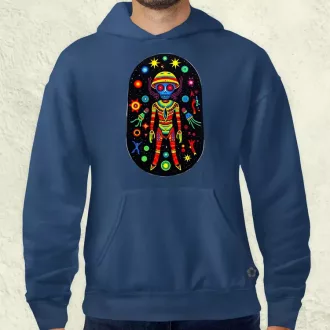 Huichol mágikus idegenek v2 férfi pulóver